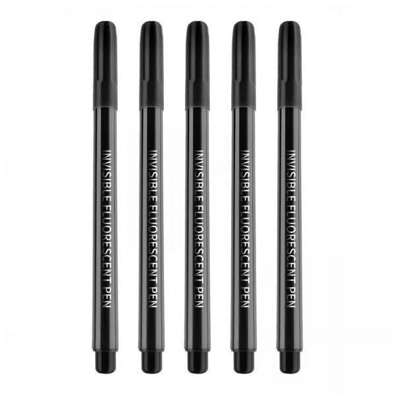 shamjina 2x5Pcs Marker Pens Luminous Pen Festival Party Favors Notes Pens 2 Pcs