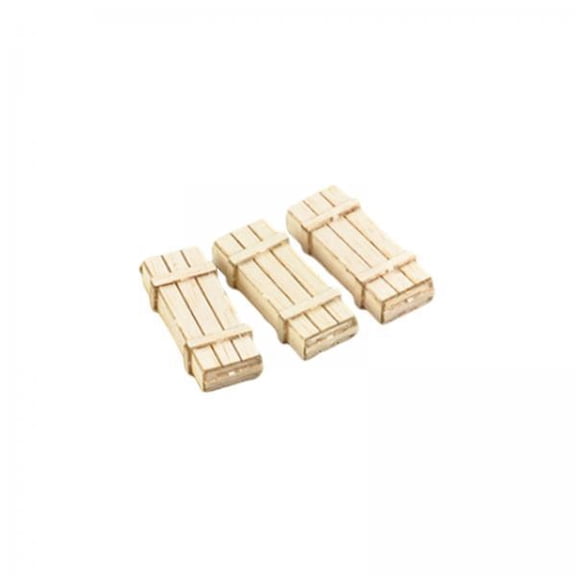 shamjina 3x1/35 Scale Wooden Pallet Bracket for Micro Landscapes Decor DIY Scene Layout