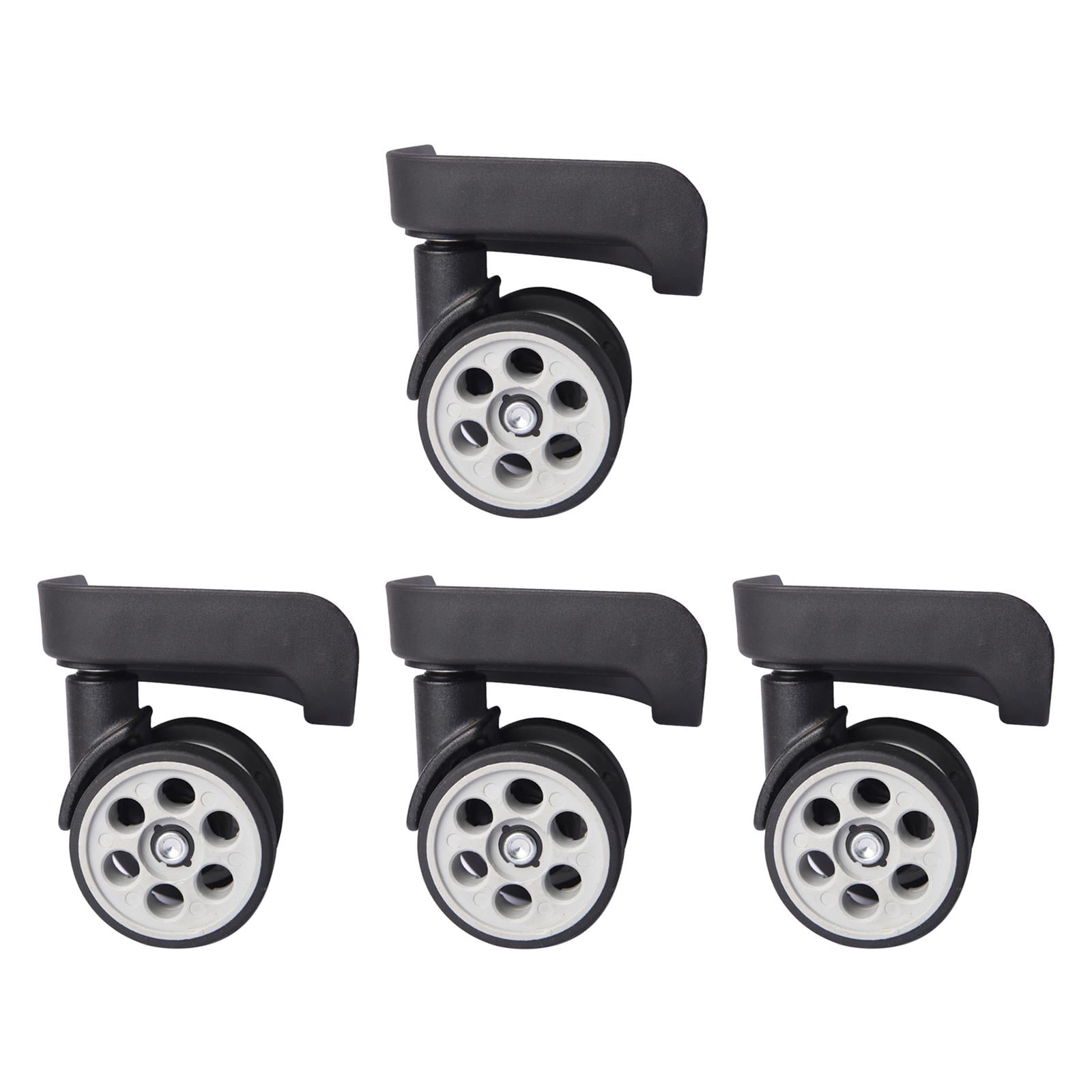 shamjina 4 Pieces Luggage Wheels Replacement Swivel Wheels Smooth