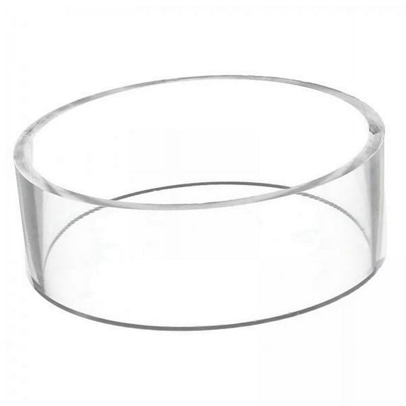 shamjina 4X Clear Acrylic Ball Display Holder Pedestal for Volleyball Baseball Softball 4 Pcs