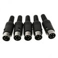 thumbnail image 1 of shamjina 4xDIN Mini Pin Male Plug Audio Jack Connector for Keyboard/Mouse DIY 4 Pin 4 Pcs, 1 of 8