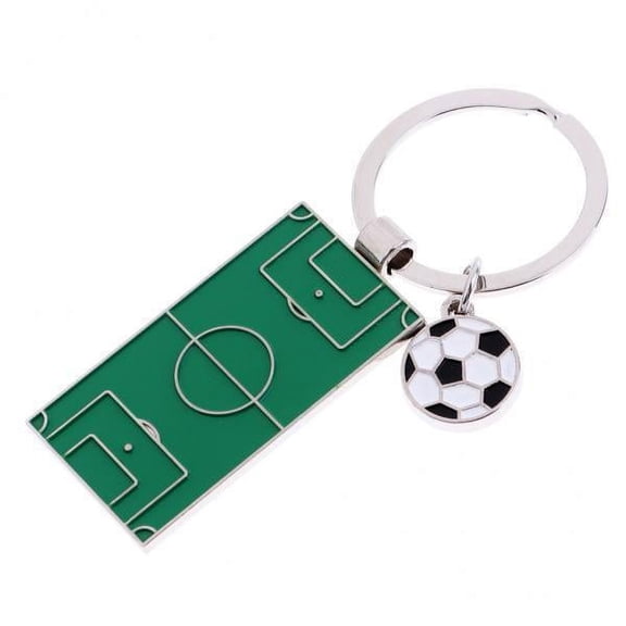 shamjina 5X Simulation Mini Football Field Model Key Keychain Bag Car Key Pendant 5 Pcs