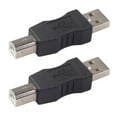 thumbnail image 1 of shamjina 6x2x USB Printer Port Type A Male USB Type B Male Connector Adapter Converter, 1 of 8