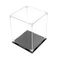 shamjina Acrylic Display Case Assemble Display Box Countertop Box Clear