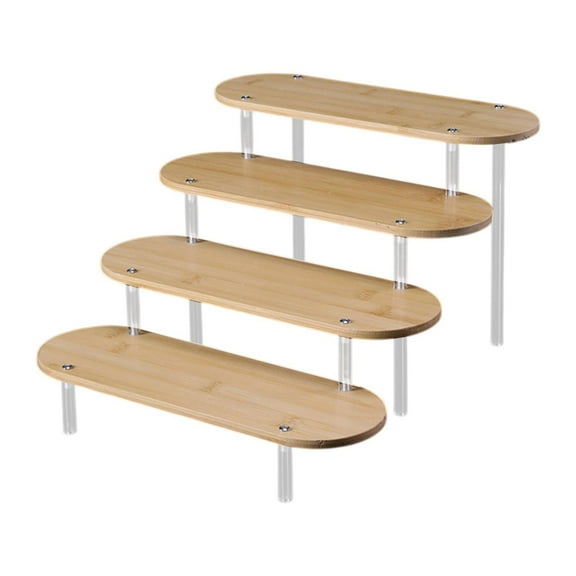 shamjina Acrylic Display Riser Display Rack for Model Vehicles Action Figure Cosmetic 40cm