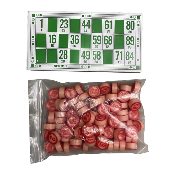 shamjina Bingo Board Game Interactive Game Bingo Set for Large groups Parties Holiday