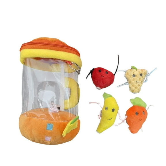 shamjina Carrot Juicer Toy Creative Drawstring Rotating Novelty Soft Cartoon Carrot