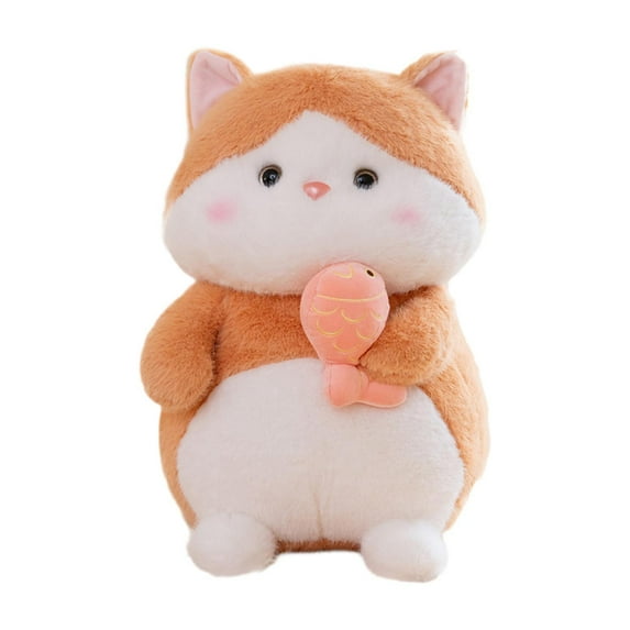shamjina Cat Toy Cute Creative Birthday Gift s ies Toy for Children Orange