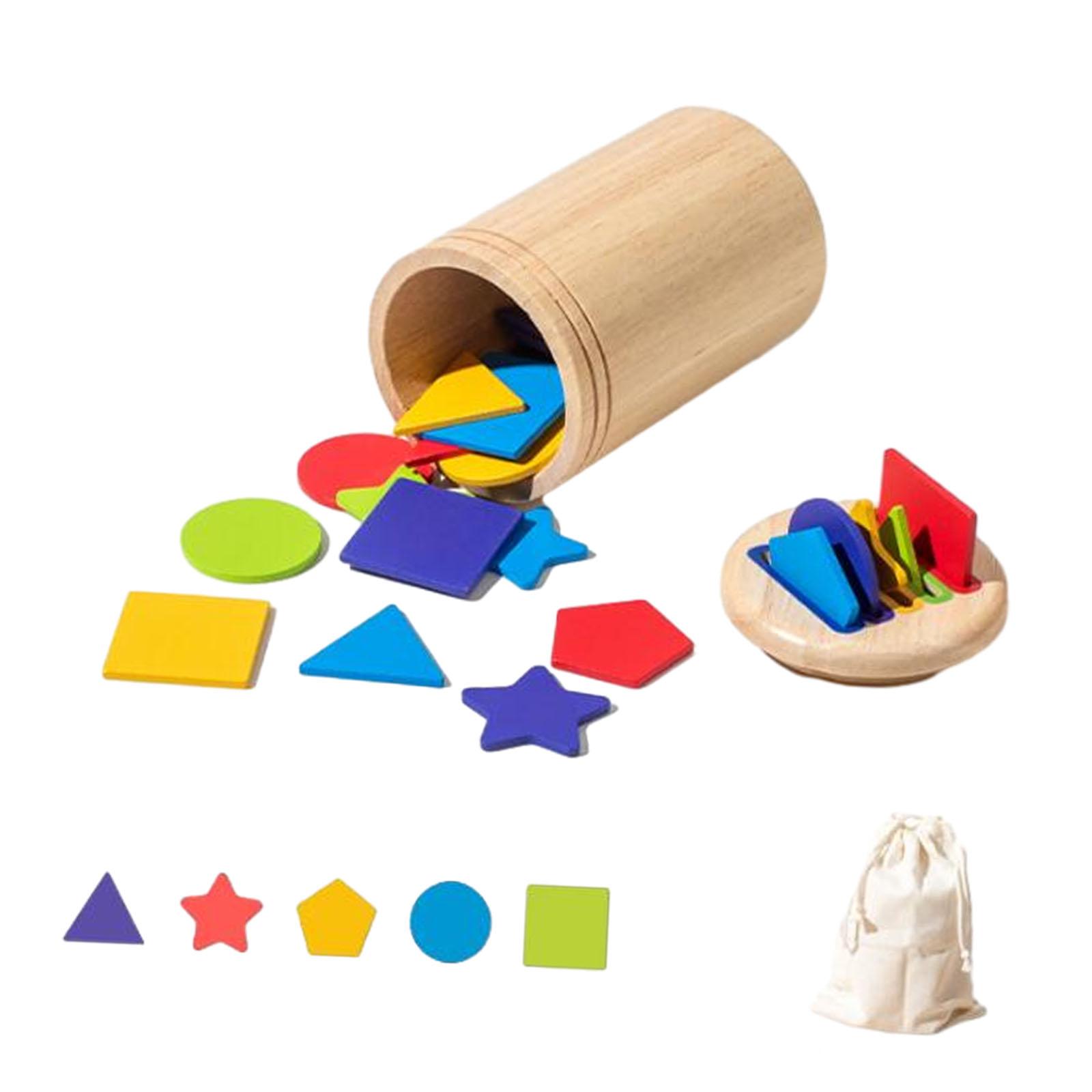 shamjina Color Shape Sorting Box Colorful Game for Boys Girls Children