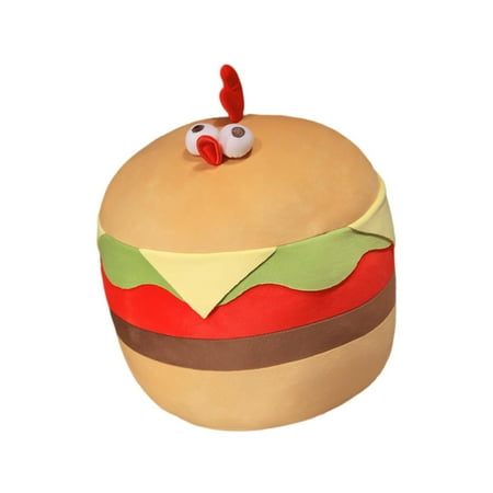 shamjina Cute Food Toy Goods Hamburger Chick Doll for Family Birthday Gift Kids