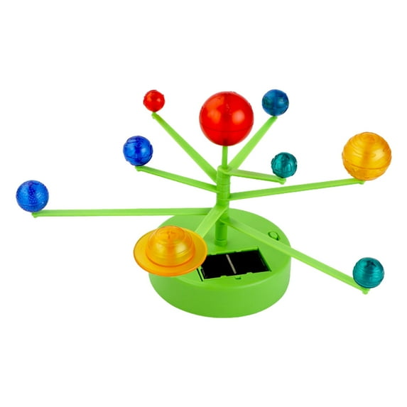 shamjina DIY Assembled Nine Planets Model Early Learning Dual Power Supply Stem Gifts Standard
