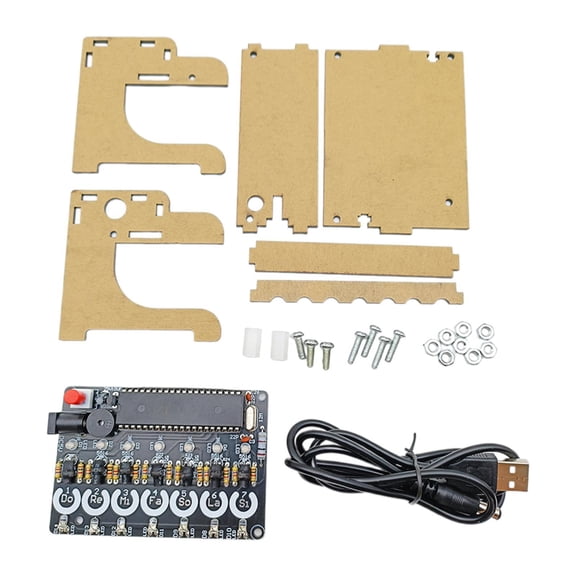 shamjina DIY Electronic Keyboard Set Keys Button Keyboard Module for Beginners Adults Finished
