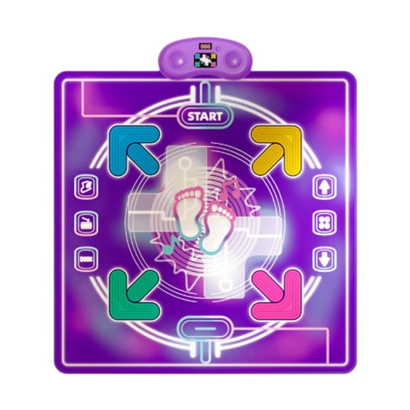 shamjina Dance Mat Challenge Game Multipurpose Lightweight Musical Step Playmat Dance Pad