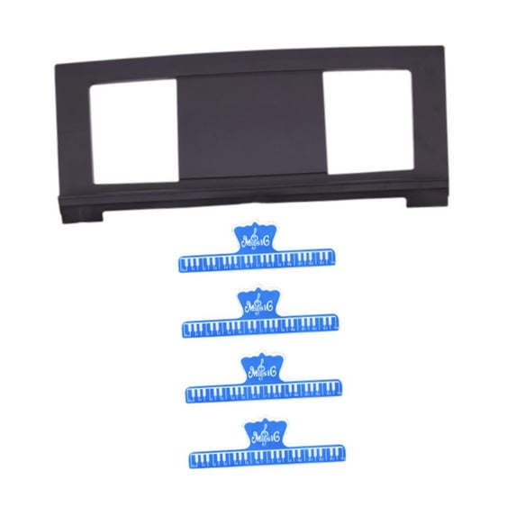 shamjina Electronic Keyboard Music Stand Compact Sheet Stand for Gifts Piano Practice With four blue clips