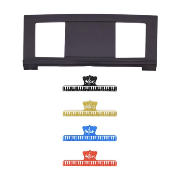 shamjina Electronic Keyboard Music Stand Compact Sheet Stand for Gifts Piano Practice With four color clips