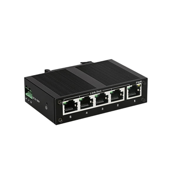 shamjina Ethernet Switch 10/100Mbps 1Gbps Switching Capacity 5 Port Ethernet Splitter