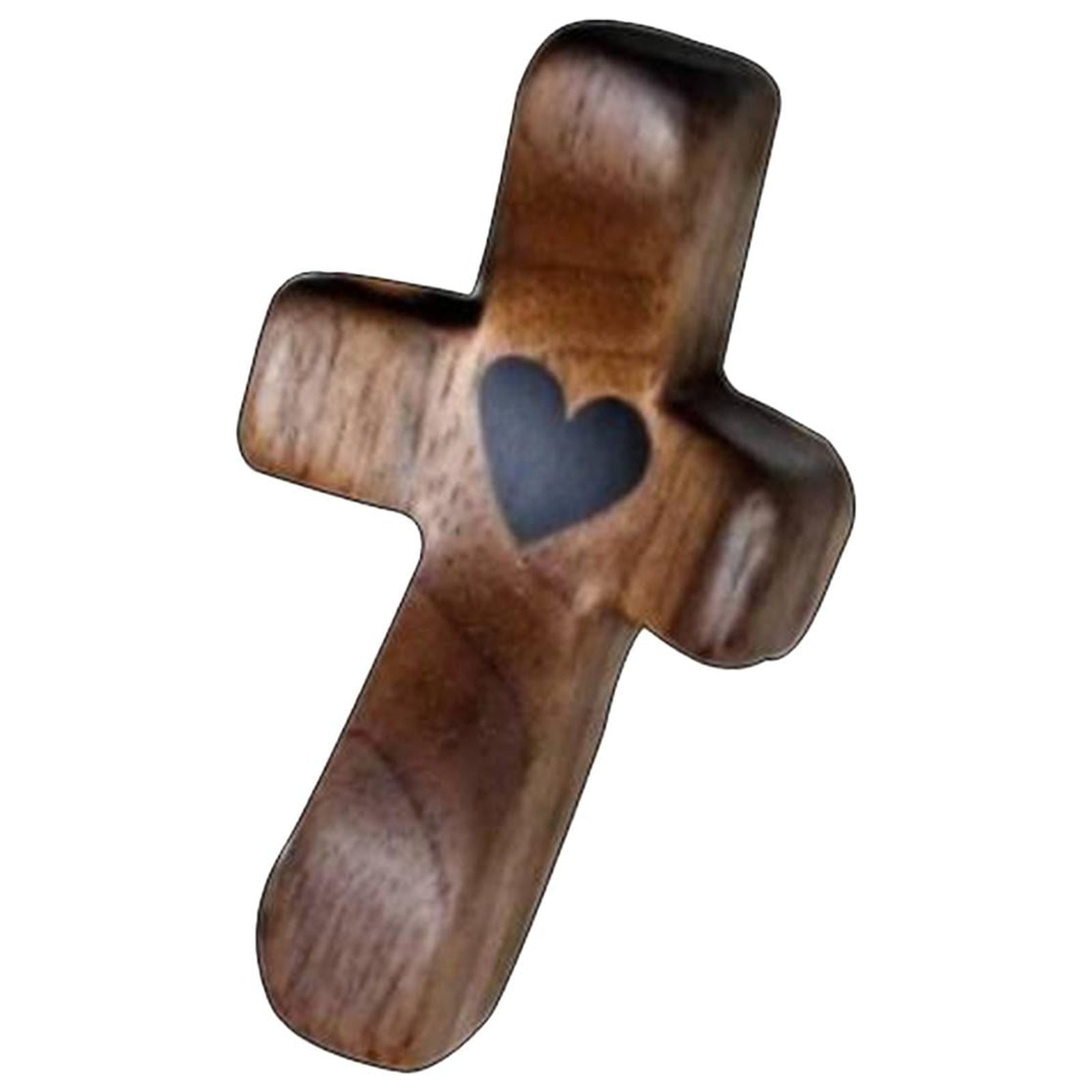 shamjina Handheld Wooden Cross Christian Gift Meditation Mini Wood ...