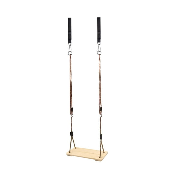 shamjina Hanging Wooden Swing Wooden Indoor Room Swing for Garden Playground Children