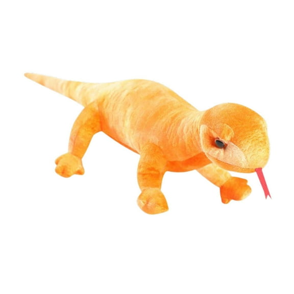 shamjina Realistic Stuffed Home Decoration Companion Imaginative Play Orange