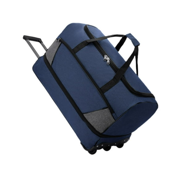 shamjina Rolling Garment Duffel Bag Multipurpose Lightweight Portable for Weekend Getaway Carrying Case Suit Dress Bag Water Resistant