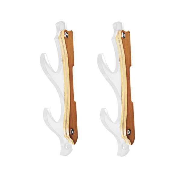 shamjina Samurai Stand Wall Mount Horizontal for Homes Cosplay Events Prop Room brown 2 layer rack