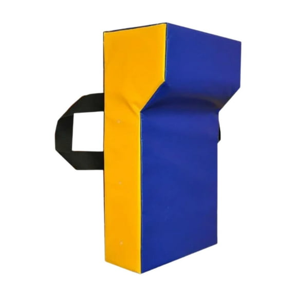 shamjina Wedged Football Tackle Football Blocking Pad for Game Indoor Training Blue Yellow Kids