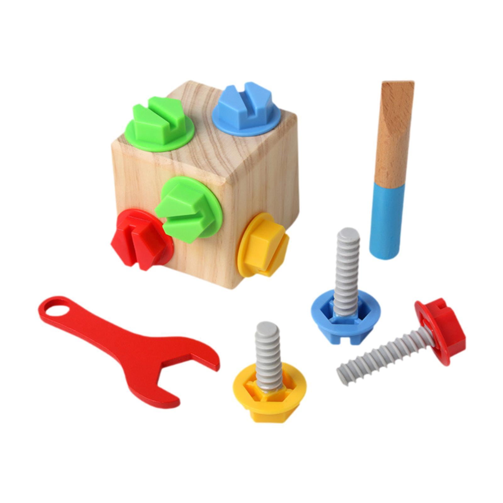 shamjina Wooden Building Set Blocks Set Construction Toy for Children ...