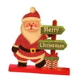 thumbnail image 1 of shamjina Wooden Christmas Decorations Collectible Decorative Table Christmas Ornament Santa Claus, 1 of 8