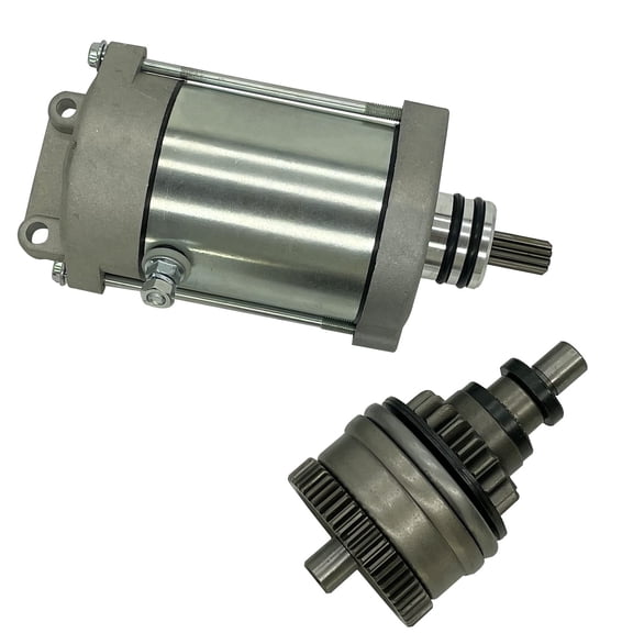 shamofeng Starter & Drive Bendix fit for Polaris Sportsman 600 700 800 X2 MV7| Ranger 700 800 Xp Crew| RZR 4 800 S 800| Frontier Classic Touring, replace 410-54040 18648 4010417 4011584