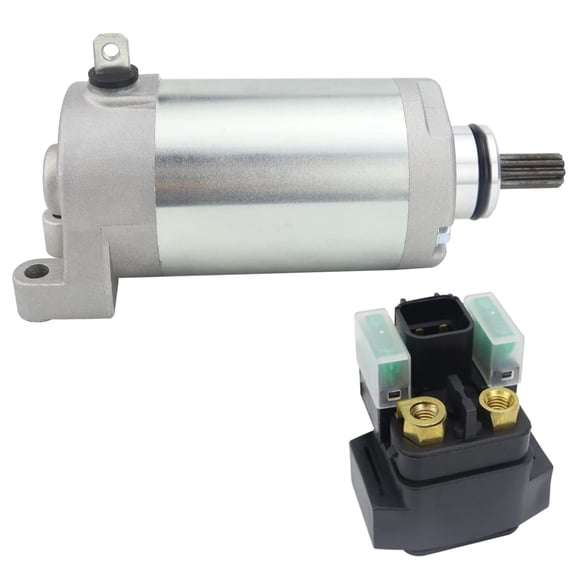 shamofeng Starter & Relay for Yamaha Raptor 250 YFM25R 2008-2013| Raptor 250 YFM25R SE 2008-2011| Raptor 250 YFM25R SE II 2008-2009, 3C5-81890-00-00 410-54158 19639
