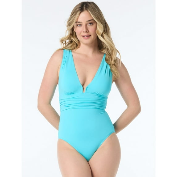 shapemaker Square Wire One Piece, 440-Turquoise, S