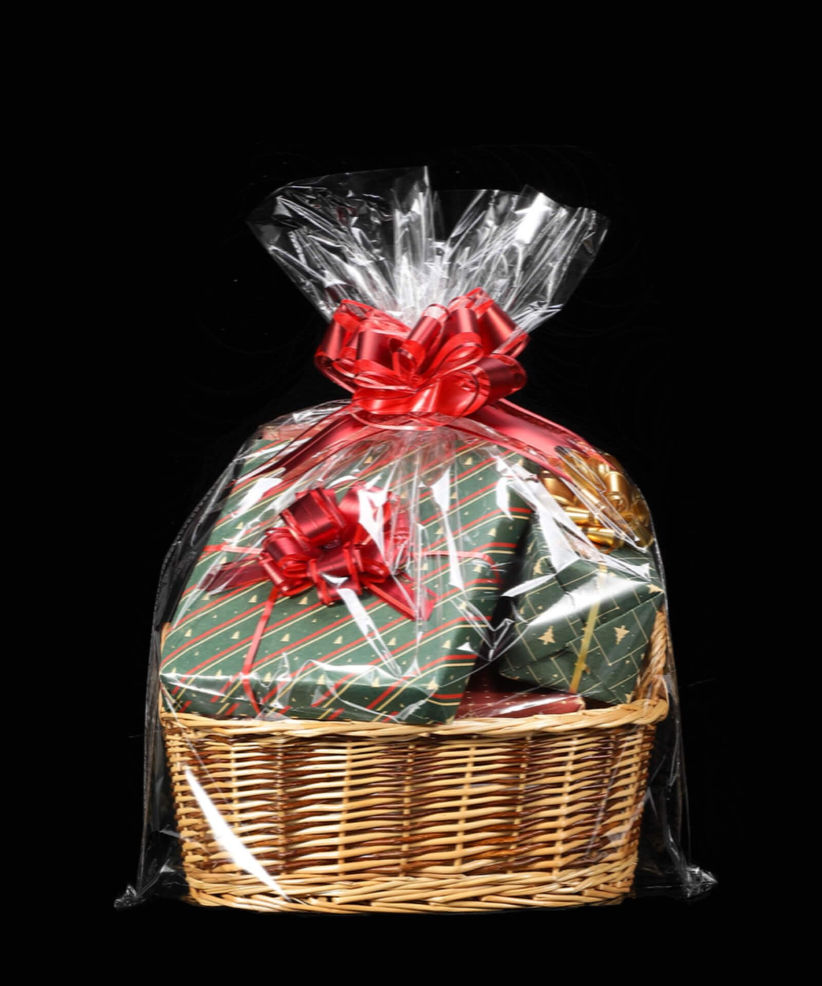 shareluck 10 Pack Clear Cellophane Bags Large (31.5" x 47") 2.5 Mil