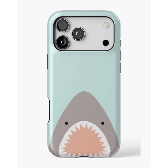 shark attack H556 Premium Durable Case for iPhone 17 16 15 14 13 12 11 Pro Max – Unisex Style