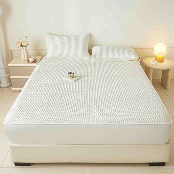 shcqptf Waterproof Fitted Sheet Home Decor Cotton Soybean 59.06x78.74 ...