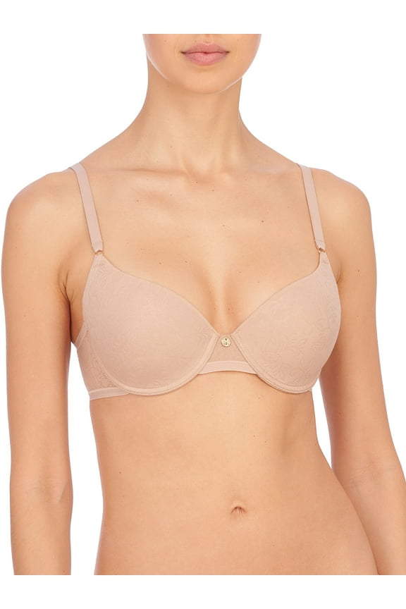 sheer jacquard full-fit bra
