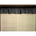 thumbnail image 1 of sheer organza window valance 58 wide black, 1 of 1