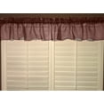 thumbnail image 1 of sheer organza window valance 58 wide brown, 1 of 1