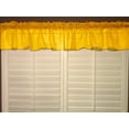 thumbnail image 1 of sheer organza window valance 58 wide yellow, 1 of 1