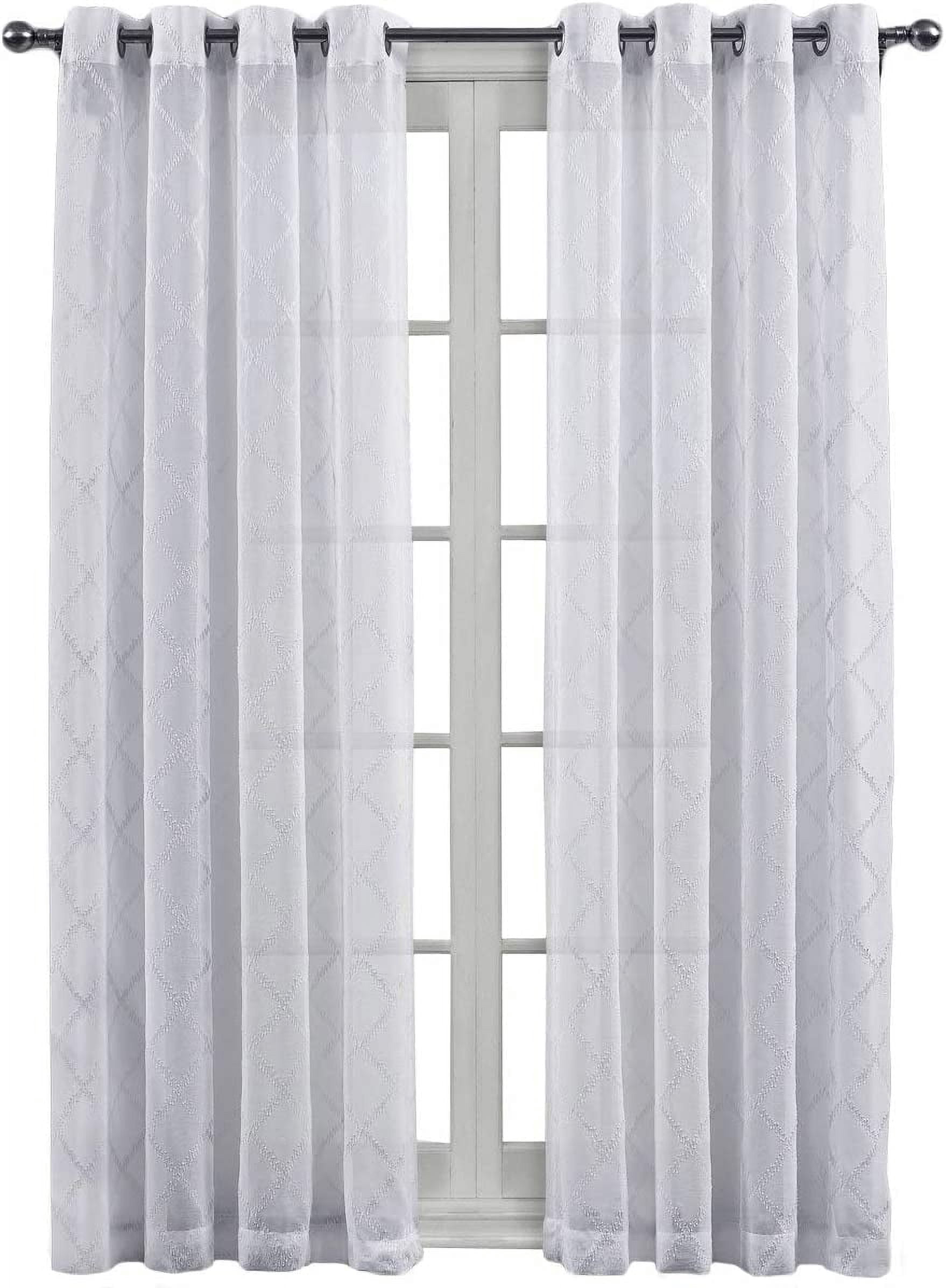sheetsnthings Embroidered Harvard 108-Inch Wide x 108-Inch Long, Set of ...