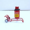 thumbnail image 1 of shenmeida 1: 12 Scale Model Toy Accessories Mini Trolley Fire Extinguisher Toy Photography Props Desktop Decoration, 1 of 7