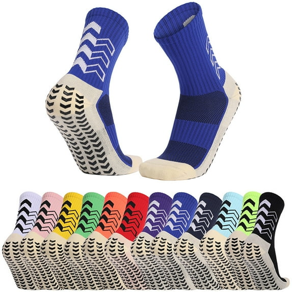 shenmeida 1 Pair Basketball Socks Cushion Anti-slip Mid Calf Athletic Crew Socks for Men Women