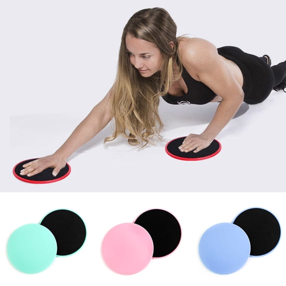 shenmeida 1 Pair Gliding Discs Core Sliders Smooth Gliders Dual-Sided Design Core Exercise Sliders Use on Hardwood Floors, Workout Sliders Fitness Discs Abdominal & Total Body Gym-Exercise Equipment