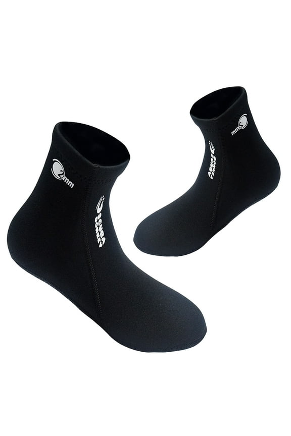 1 Pair Water Socks Beach Sand Volleyball Socks Wetsuit Fin Booties Aqua Shoes Dive Sock for Snorkeling Swimming Scuba Diving