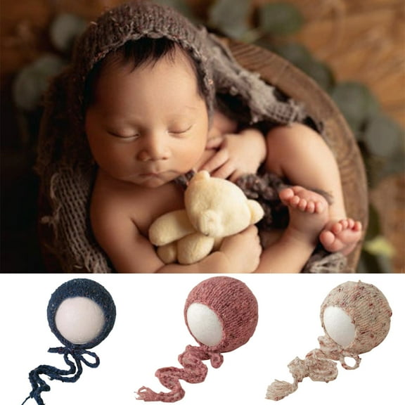 shenmeida Kids Knitted Cute Shape Beanie Hat Cute Cartoon Baby Woolen Yarn Photography Hat for Boys Girls