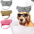 thumbnail image 1 of shenmeida Pet Shower Cap Waterproof Hat: Shower Dog Ear Covers Overhanging Pet Bath Ear Protection Shower Cats Ear Drops Guard for Kitten Puppy Small Pets Bath, 1 of 8