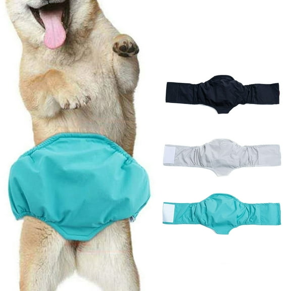 shenmeida Reusable Washable Female Dog Diapers, Anti-harassment Female Dog Wraps Sanitary Pants