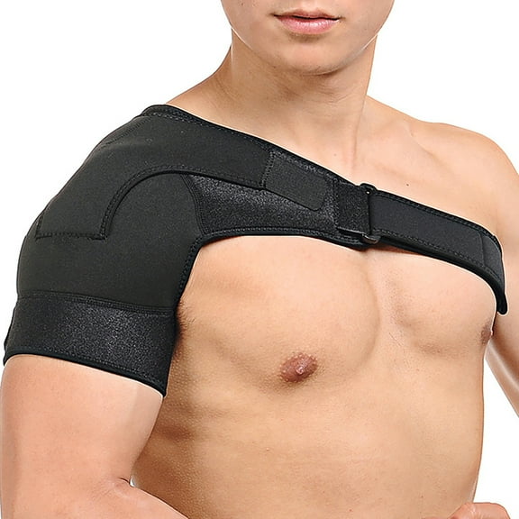 shenmeida Shoulder Brace Adjustable for Women and Men, Compression Support Sleeve Wrap for Rotator Cuff Injuries, Sprain and Arthritis Pain Relief, Breathable Neoprene Shoulder Support
