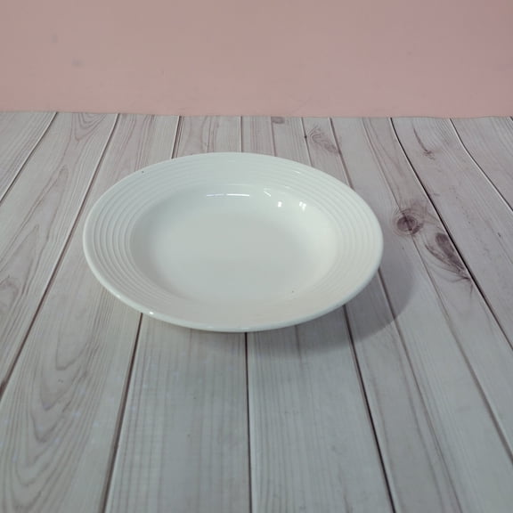 shimmerstar Flatware, namely, plates Classic White Design Ideal for Home, Office & Outdoor Dining