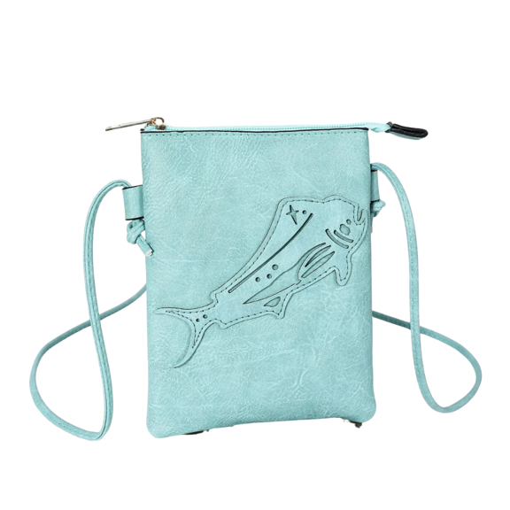 shine mark Crossbody Cellphone Bag Mahi Aqua