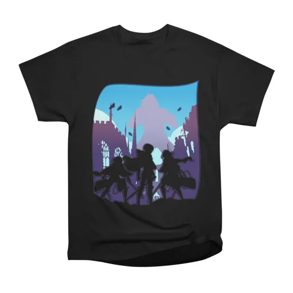 shingeki minimalism T-Shirt Tee Gift For Him Merch For Her Apparel For Friend